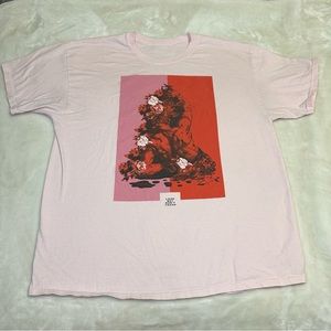 Hanes for Good Look But Don't Touch Pink Graphic T-Shirt Size XL